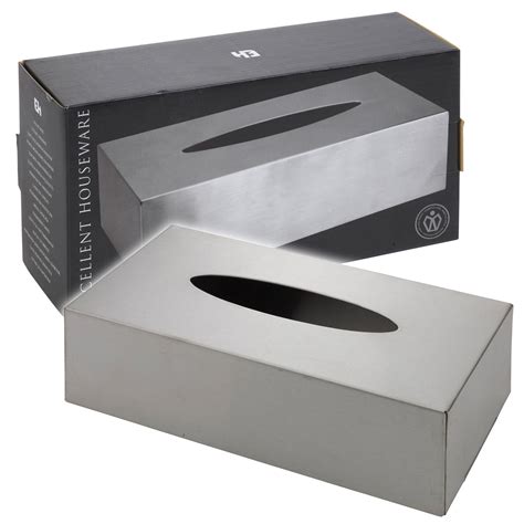 stainless steel tissue box holder uk|tissue box wall holder.